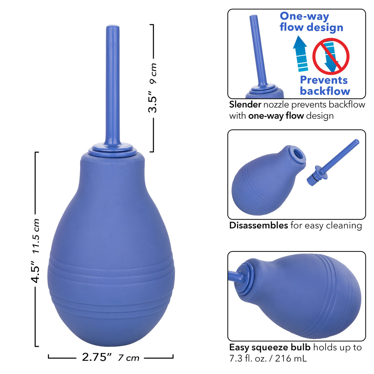 Cheeky One-way Flow Douche Purple