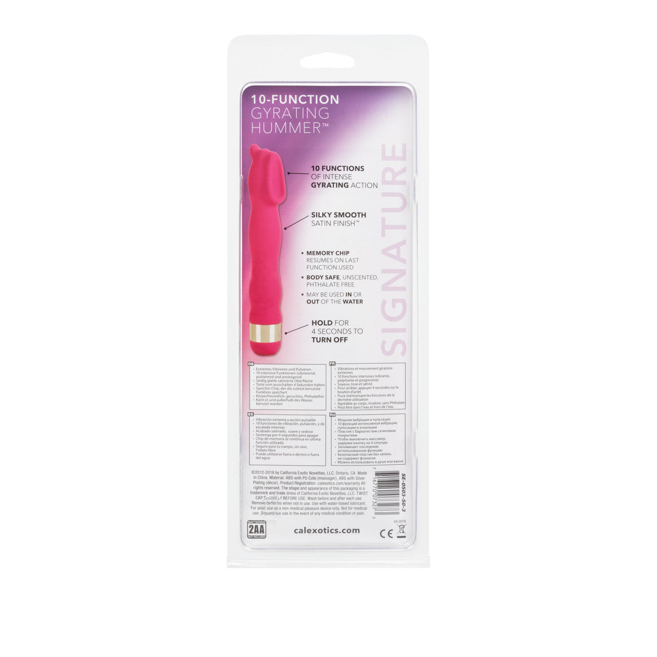 Gyration Sensations Gyrating Hummer Pink