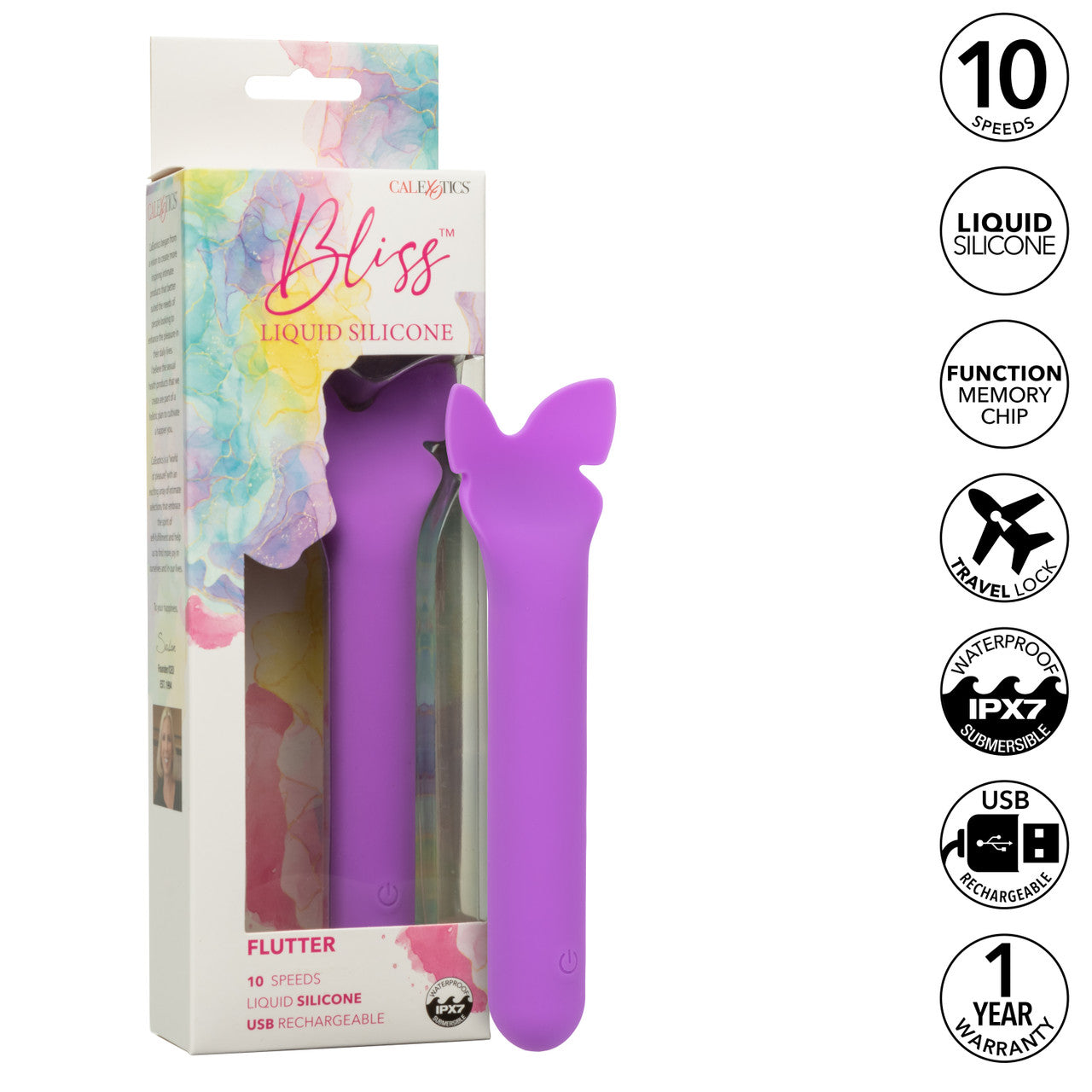 Bliss Mini Flutter Liquid Silicone
