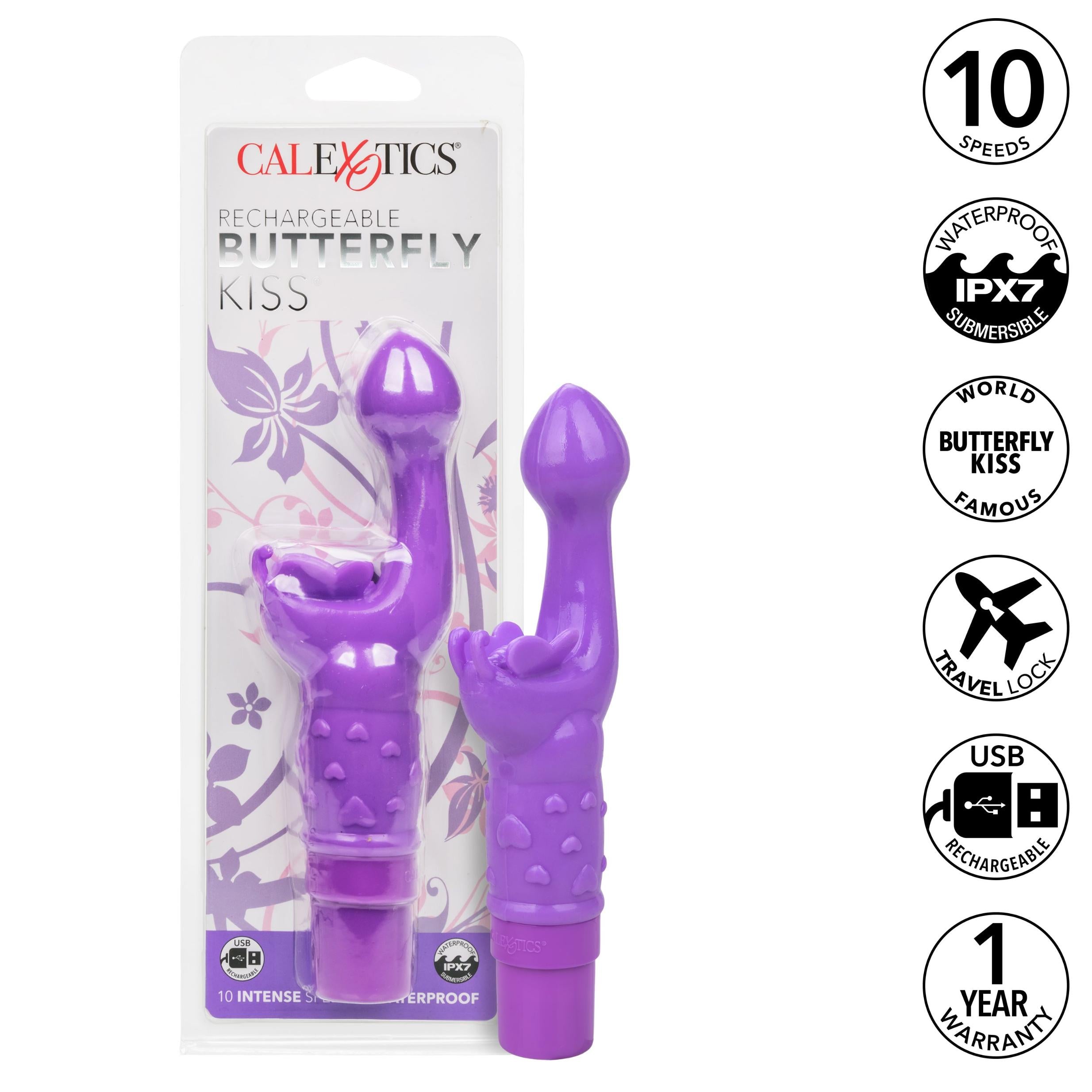 Rechargeable Butterfly Kiss Purple