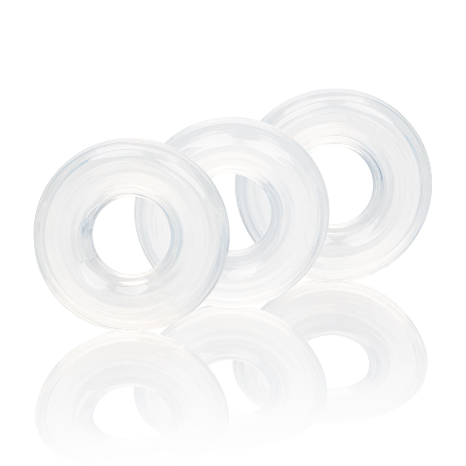 Set Of 3 Silicone Stacker Rings