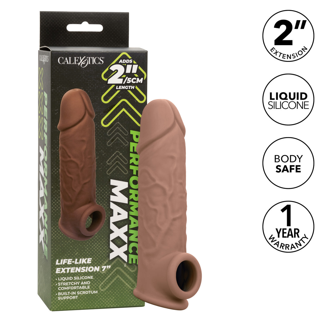 Performance Maxx Life-like Extension 7in Brown