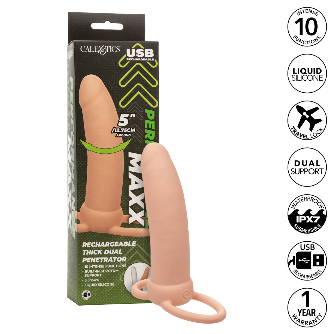 Performance Maxx Thick Dual Penetrator Ivory