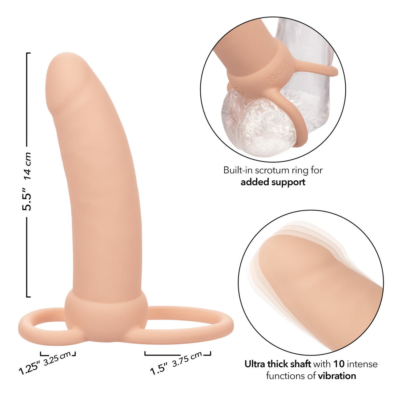 Performance Maxx Thick Dual Penetrator Ivory