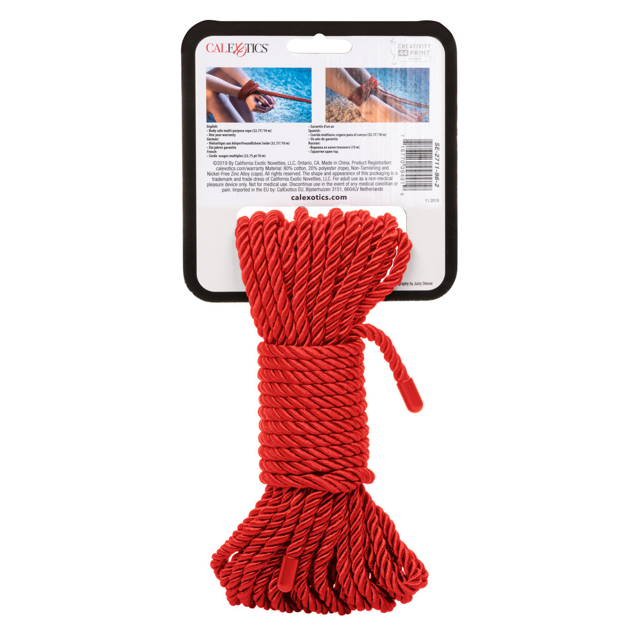 Scandal Bdsm Rope 10m Red