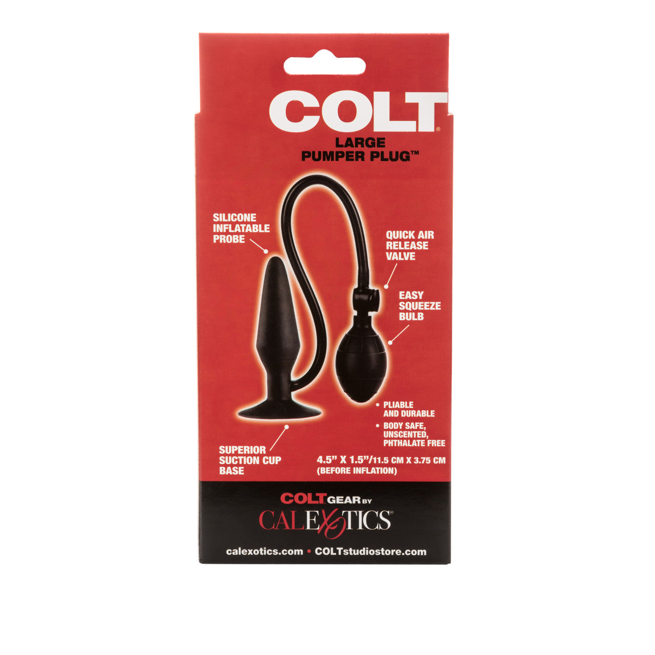 Colt Large Pumper Plug Black
