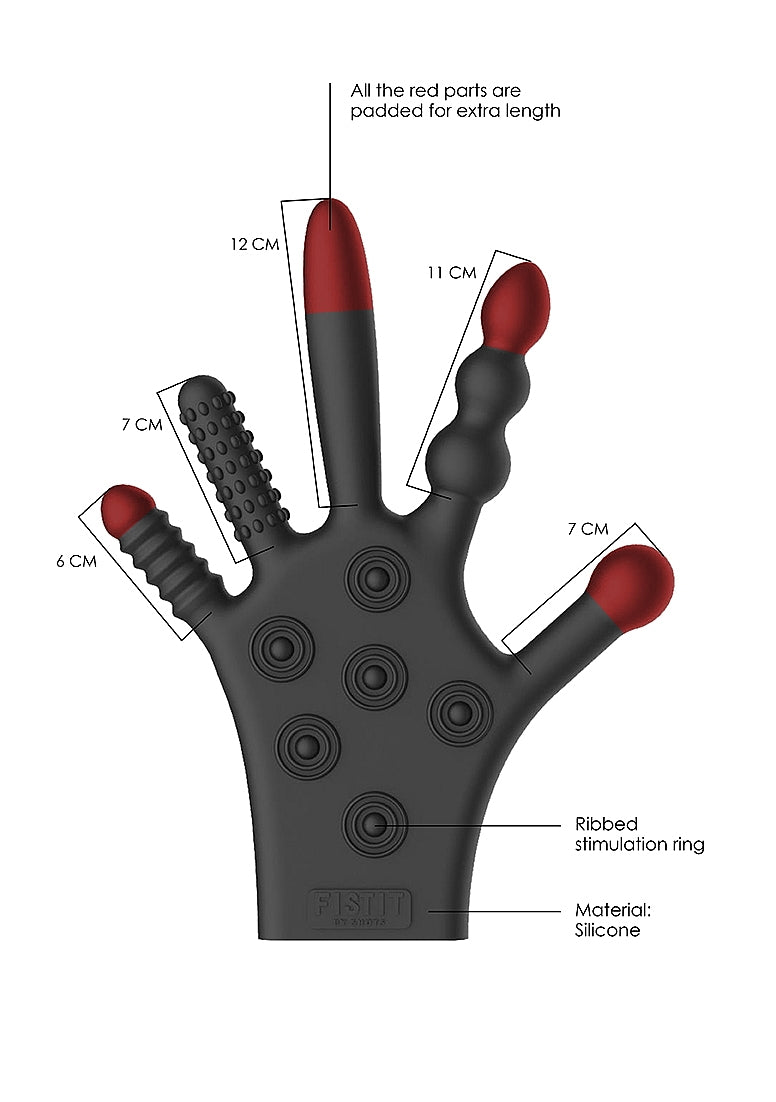 Stimulation Glove Black