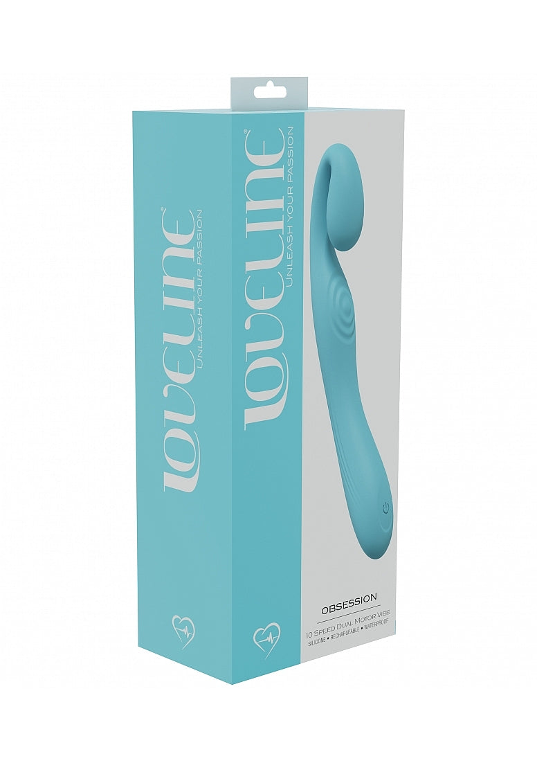 Loveline Obsession Dual Motor Vibe Blue
