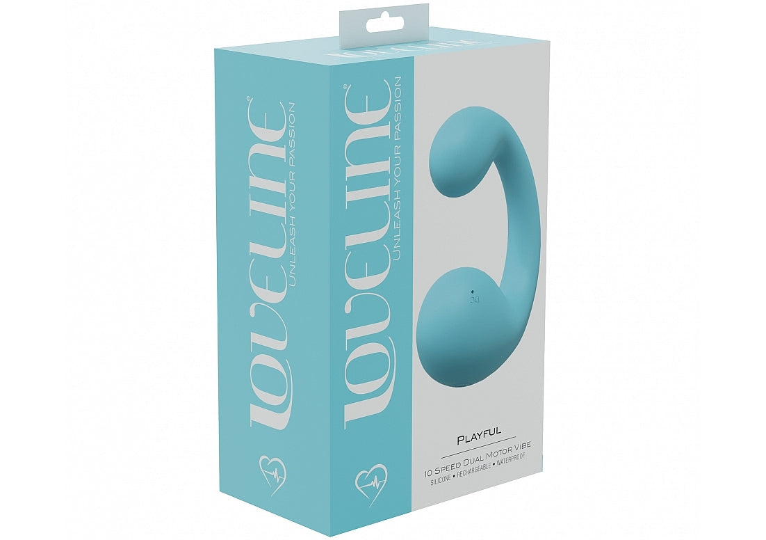 Loveline Playful Dual Motor Vibe Blue