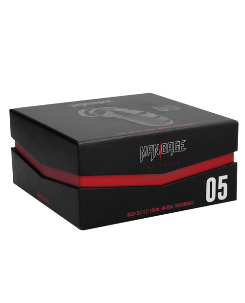 Mancage Chastity 5.5in Black Model 05