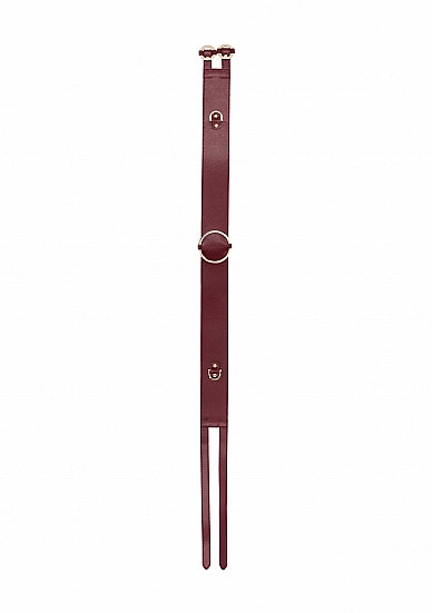 (wd) Ouch Halo Waist Belt L/xl Burgundy