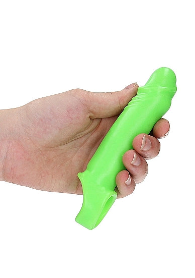 Glow Smooth Stretchy Penis Sleeve Glow In The Dark