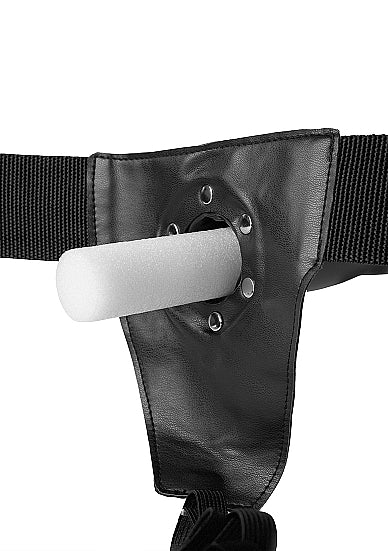 Ouch! Twisted Hollow Strap-on 8in Gunmetal