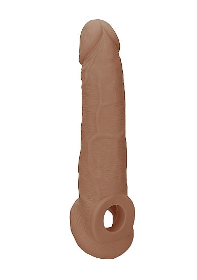 Realrock Penis Sleeve 9in Tan