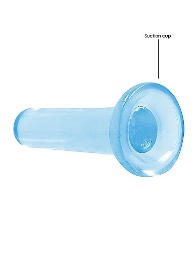 Realrock Non Realistic Dildo W Suction Cup 5.3in Blue