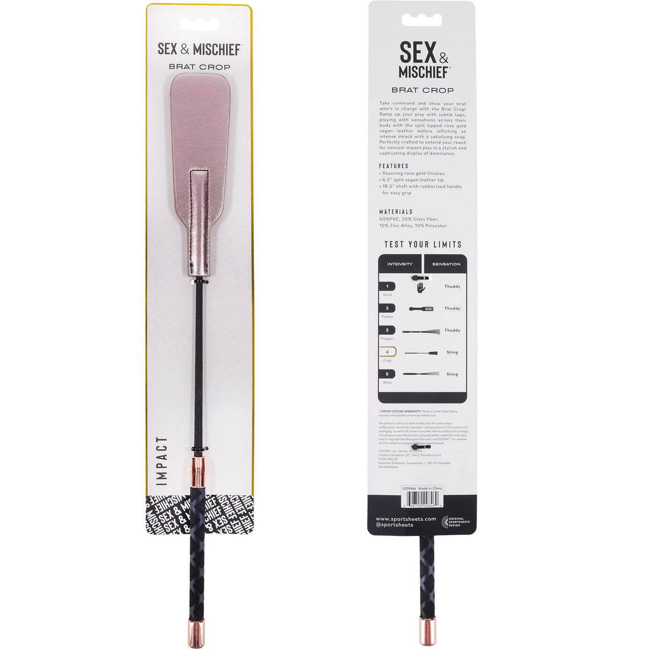 Sex & Mischief Brat Crop