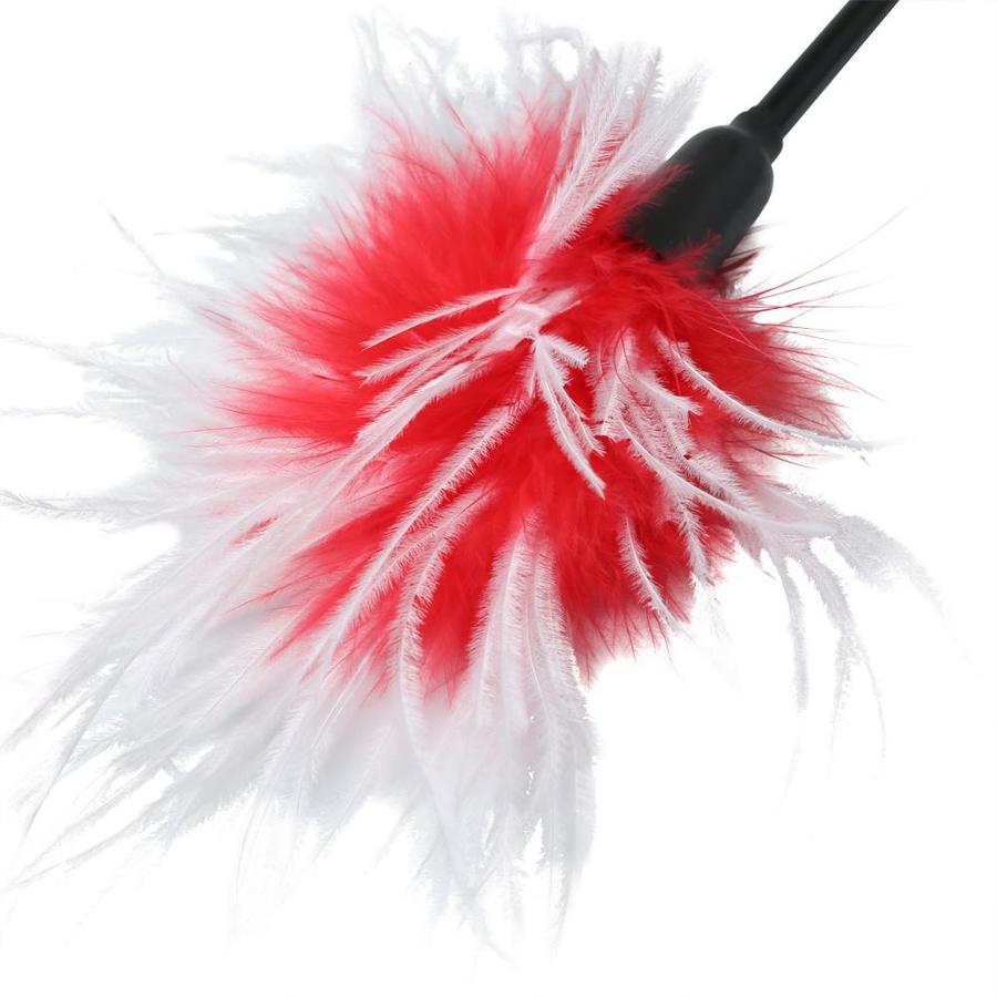 Sex & Mischief Whipper Tickler Red & White
