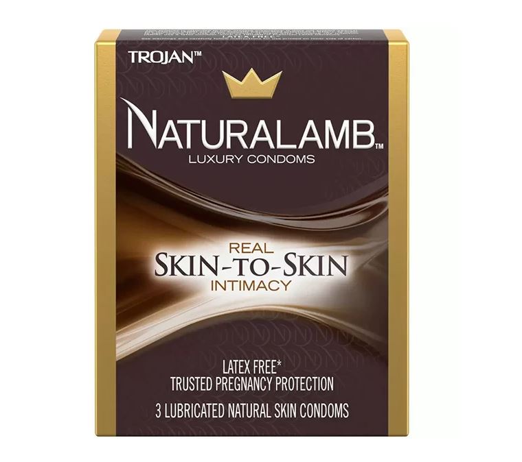 Trojan Naturalamb Condoms 3pk
