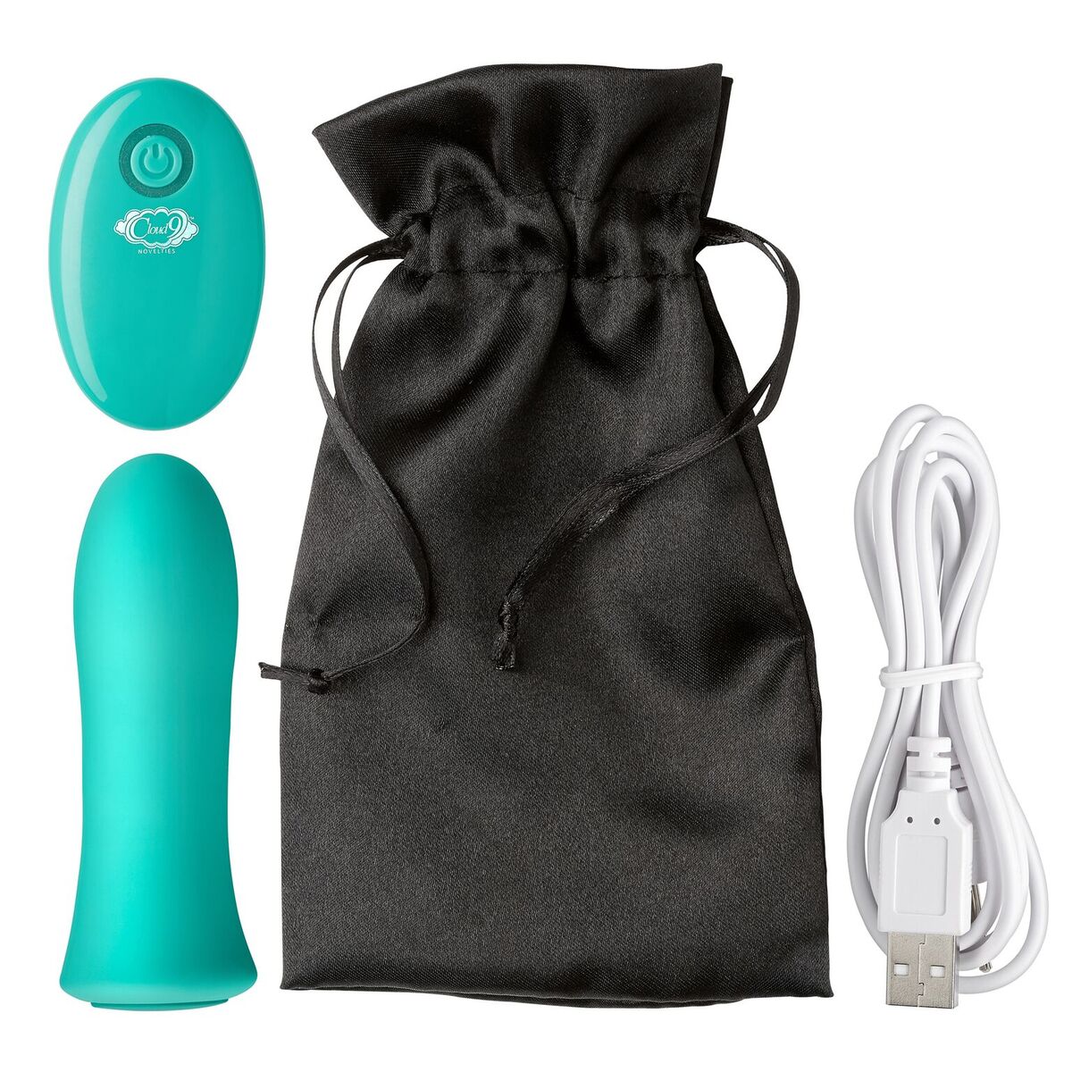 Pro Sensual Power Touch Bullet W/ Remote Control Teal