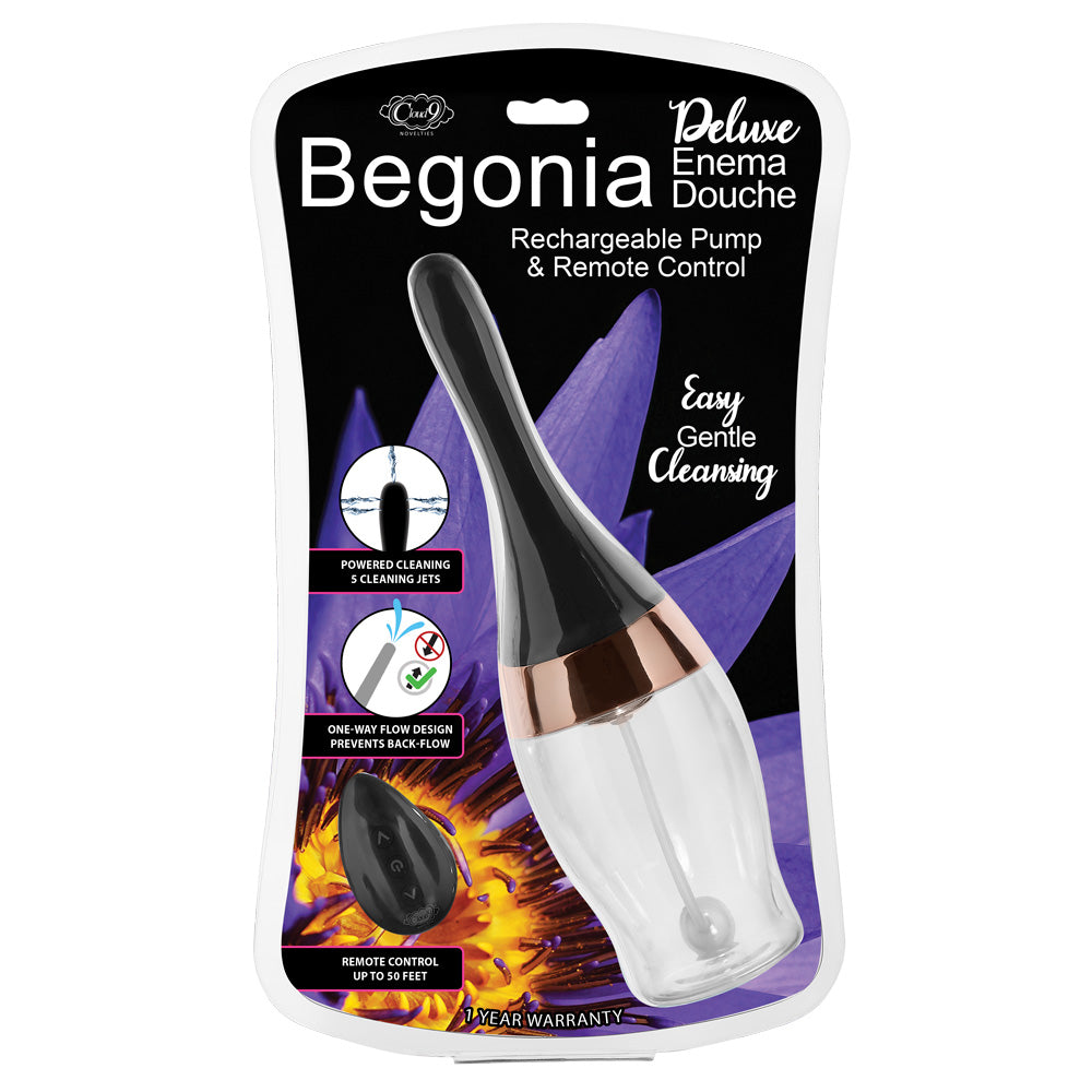 Cloud 9 Health & Wellness Deluxe Enema Douche W/ Rechargeable Sprinkler Pump &