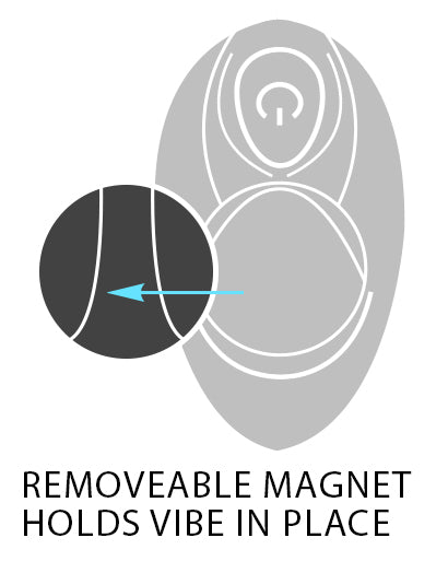 Cloud 9 Panty Pleasures Magnetic Panty Vibe Plum