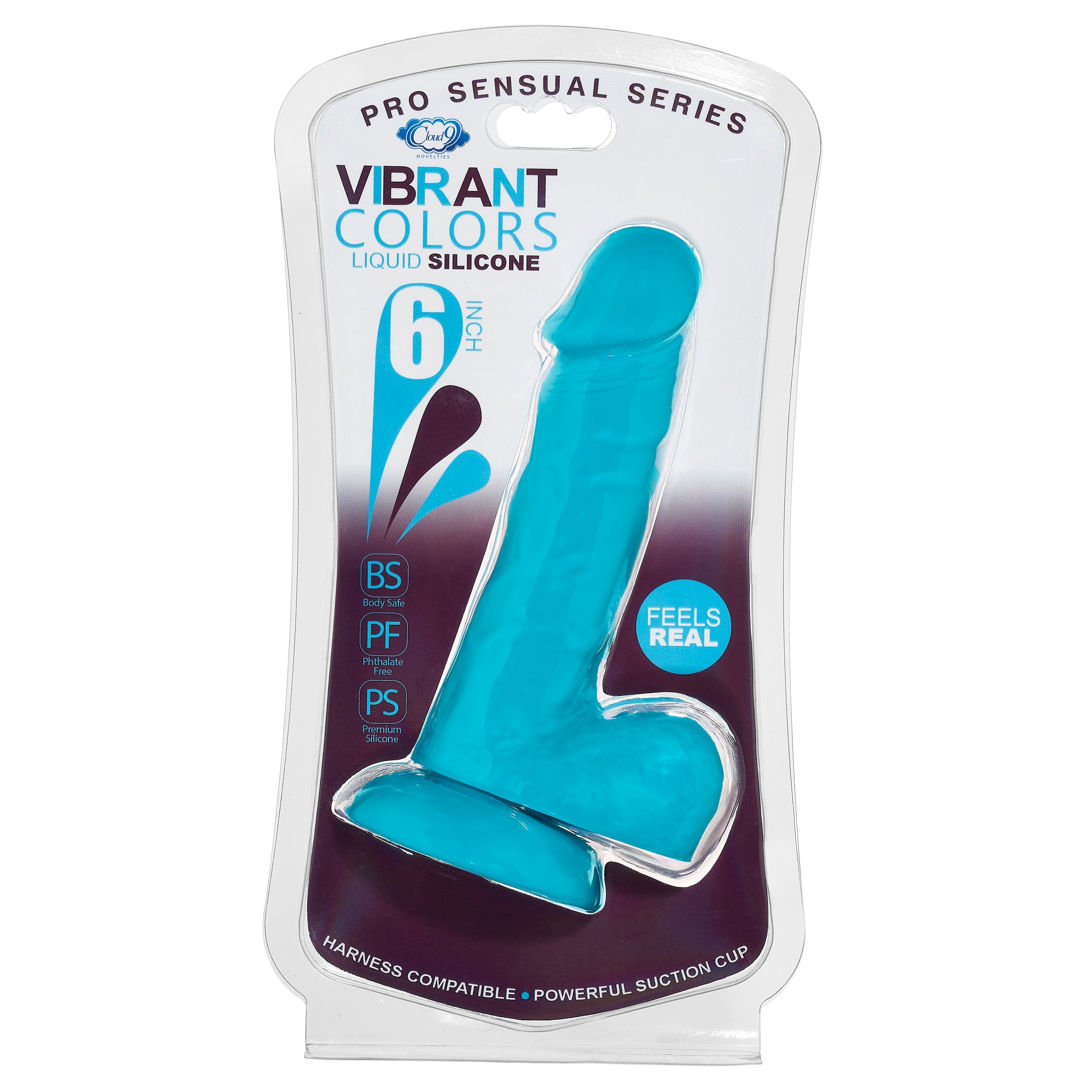 Cloud 9 Vibrant Colors 6 Blue Pro Sensual Line "