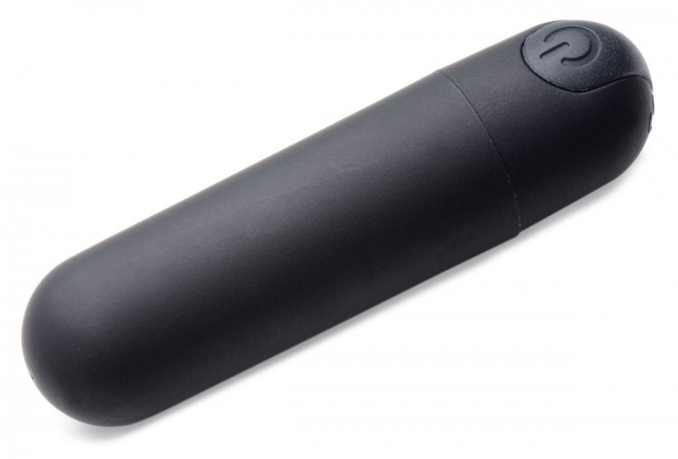 Bang! Vibrating Bullet W/ Remote Control Black