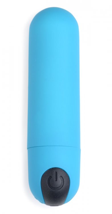 Bang! Vibrating Bullet W/ Remote Control Blue