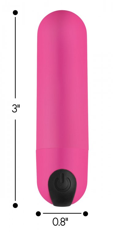 Bang! Vibrating Bullet W/ Remote Control Pink