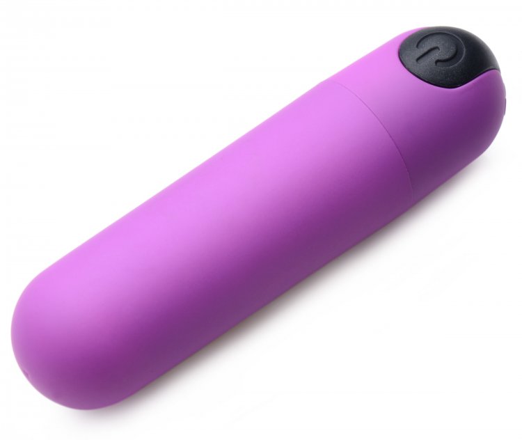 Bang! Vibrating Bullet W/ Remote Control Purple
