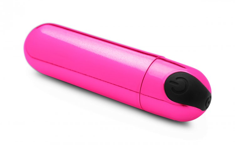Bang! 10x Vibrating Metallic Bullet Pink