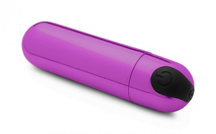 Bang! 10x Vibrating Metallic Bullet Purple