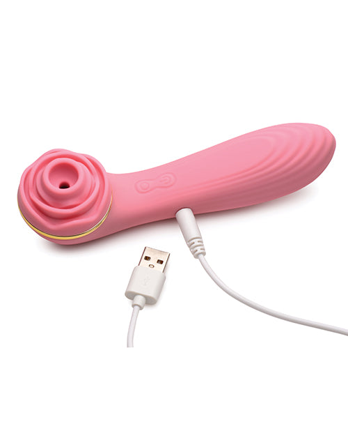 Bloomgasm Passion Petals Suction Rose Vibrator Pink