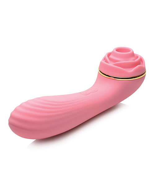 Bloomgasm Passion Petals Suction Rose Vibrator Pink