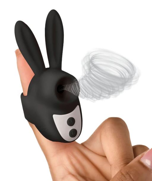 Sucky Bunny Clit Stimulator Black