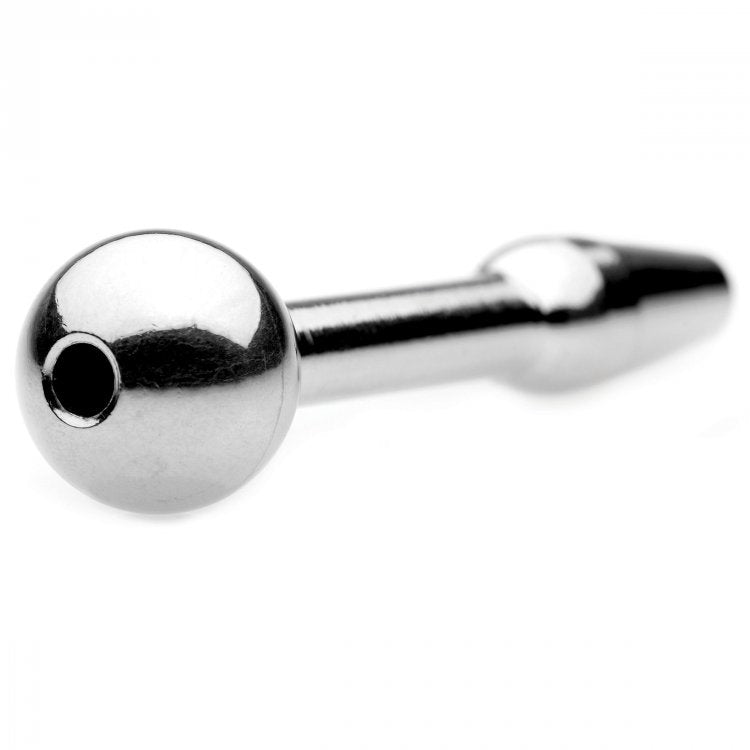 MASTER SERIES CHASM STAINLESS STEEL URETHRAL CUM-THRU INSERT