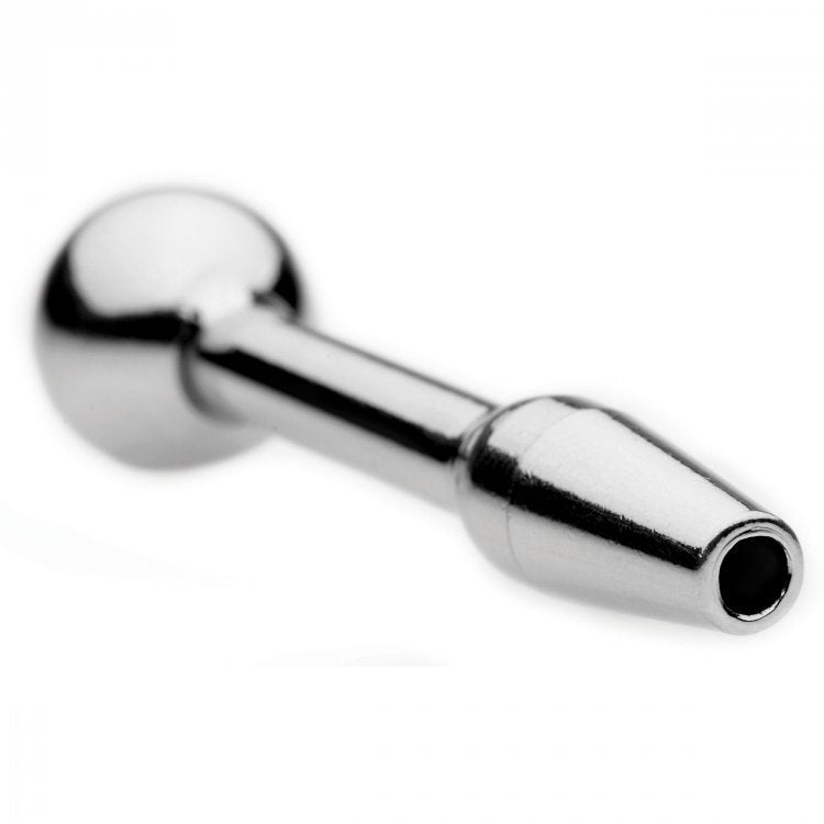 MASTER SERIES CHASM STAINLESS STEEL URETHRAL CUM-THRU INSERT