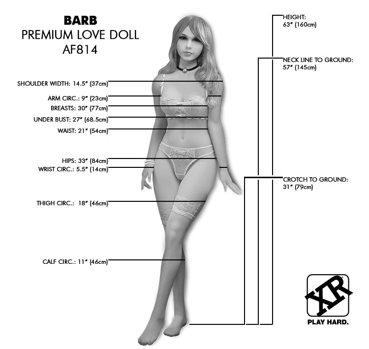 (SPECIAL ORDER) BARB PREMIUM FEMALE LOVE DOLL (W/ RETAIL BOX)