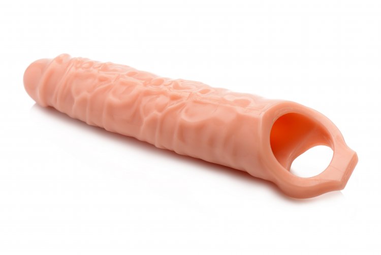SIZE MATTERS 3IN PENIS FLESH EXTENDER SLEEVE