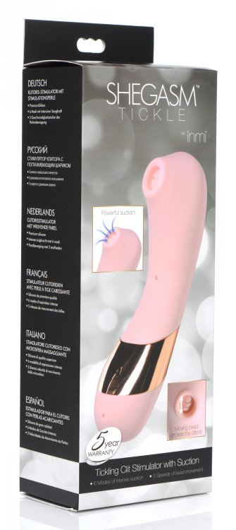 INMI SHEGASM TICKLING CLIT STIMULATOR W/ SUCTION