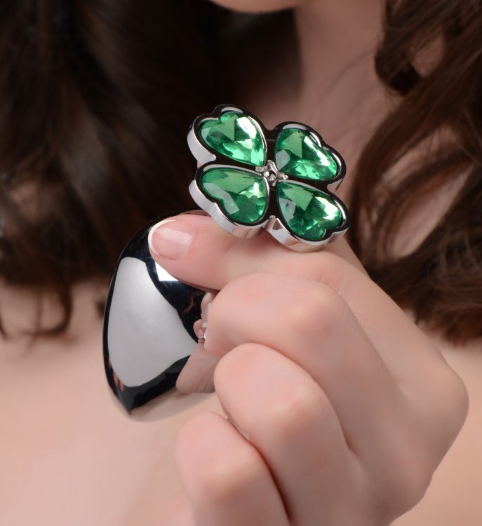 BOOTY SPARKS LUCKY CLOVER GEM ANAL PLUG SMALL