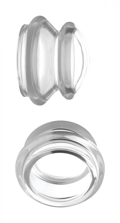MASTER SERIES CLEAR PLUNGER NIPPLE SUCKERS LARGE