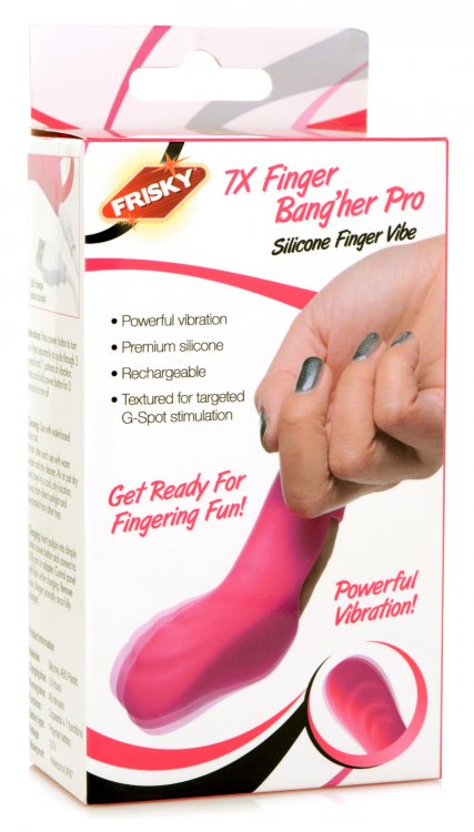 FRISKY 7X FINGER BANG'HER PRO FINGER VIBE PINK