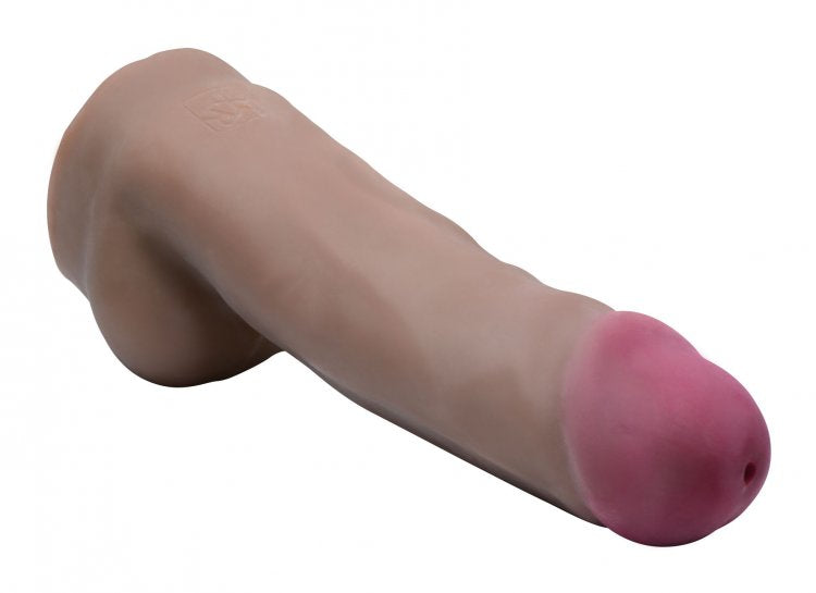 LOADZ 7IN DUAL DENSITY SQUIRTING DILDO DARK