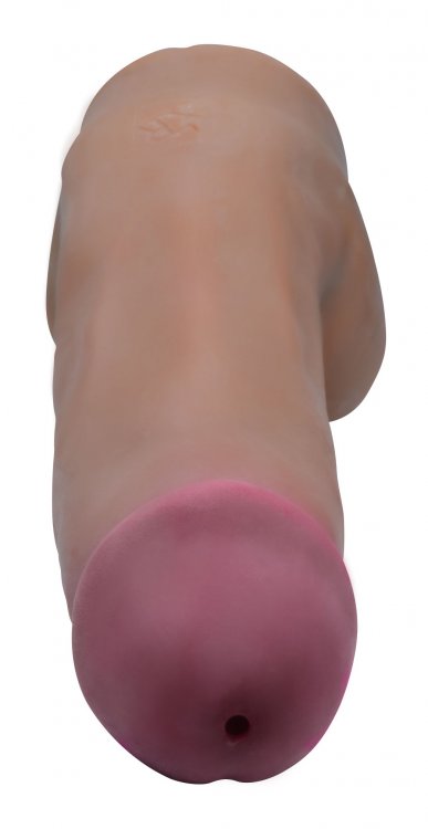 LOADZ 7IN DUAL DENSITY SQUIRTING DILDO DARK