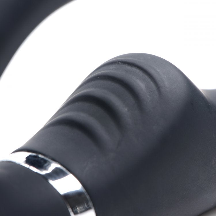 STRAP U MIGHTY RIDER 10X VIBRATING STRAPLESS STRAP-ON BLACK