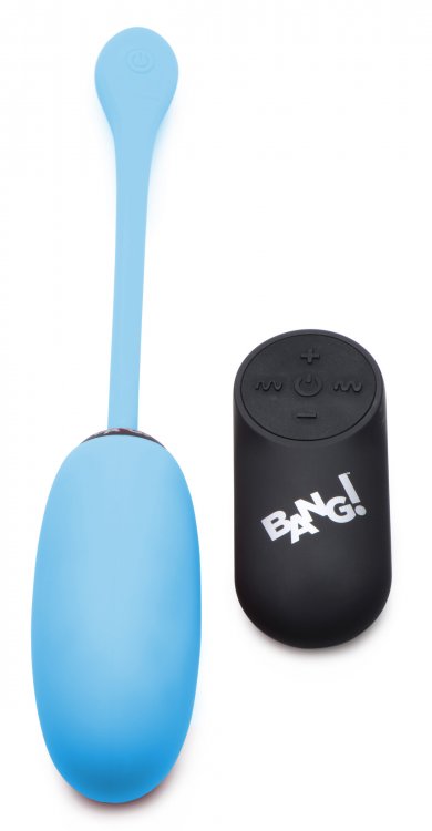 BANG! 28X PLUSH EGG & REMOTE CONTROL BLUE