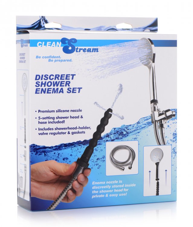CLEANSTREAM DISCREET SHOWER ENEMA SET