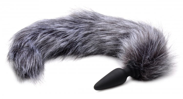 TAILZ SNAP ON SILICONE ANAL PLUG & 3 INTERCHANGEABLE TAILS