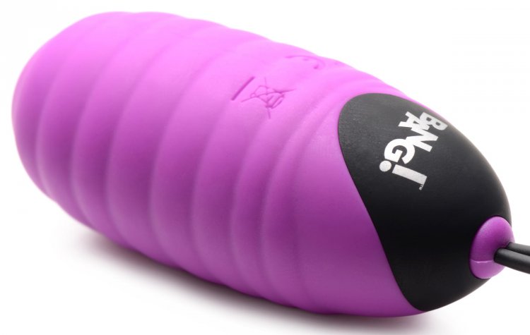 BANG! SWIRL SILICONE EGG PURPLE